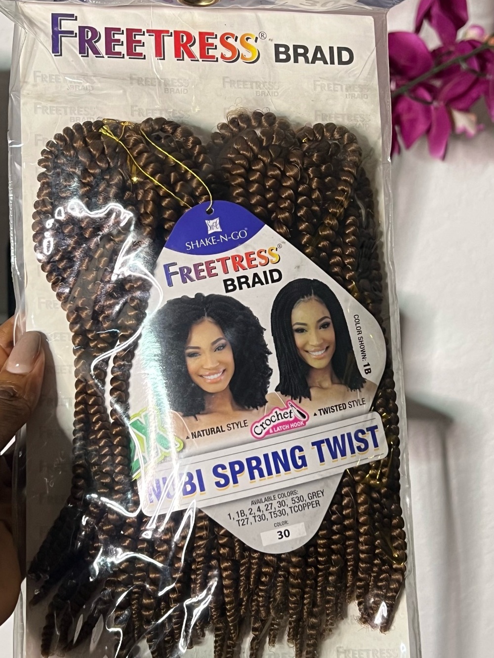 Braid Nubi Spring Twist Crochet Hair - Brown (30)